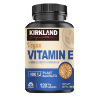 ราคา KIRKLAND Vegan Vitamins Natural Vitamin E 400IU รองรับระบบภูมิคุ้มกันและโภชนาการของผิว (24225560738)