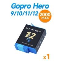 ราคา CITYORK 2000mAh AHDBT 901 แบตเตอรี่กล้องพร้อมจอแอลซีดี USB 3 ช่องชาร์จสำหรับ GoPro Hero 9 10 11 12 กล้องกีฬา (22822136365)