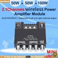 ราคา Vktech แอมป์จิ๋วZK MT21 ลำโพง บลูทูธ บอร์ดขยายเสียงสเตอริโอ ซับวูฟเฟอร์ บลูทูธ 5 0 50WX2 100W 2 1 แชนแนล (24443083024)