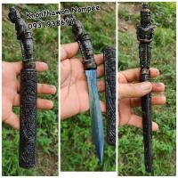 ราคา พระขรรค์ ใบมีด5นิ้ว เนื้อเหล็กน้ำพี้ตะกันโบราณ (13407111232)