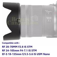 ราคา EW 73D ฮู้ดเลนส์ Canon RF 24 105mm F4 7 1 IS STMRF 28 70MM F2 8 IS STMEF S 18 135mm f 3 5 5 6 IS USM Nano Lens Hood (10236816)