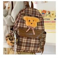 ราคา Backpack กระเป๋าเป้ แฟชั่น ขนาดใหญ่ความจุ ลายสก๊อตหัวสุนัข กระเป๋าเป้สะพายหลัง อเนกประสงค์กระเป๋าสะพาย (24395682486)