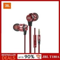 ราคา JBL T180A 3 5mm In Ear Earphone Jack Wired Stereo Harman Gaming Headphones Pure Bass Sound Sports Headset Support with Mic (22919905221)