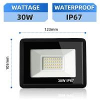 ราคา KKSKY สปอร์ตไลท์ ไฟสปอร์ตไลท์ led220w สปอตไลท์ ไฟสว่าง Spotlight LED 150W 200w 300w ใช้ไฟบ้าน220V แสงขาว IP66 30W 50w ไฟled220vสว่างมาก (13225711634)