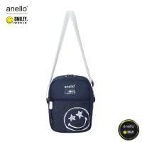 ราคา พร้อมส่ง กระเป๋าสะพายข้างแฟชั่น anello x SMILEY ผ้ากันน้ำ ช่องเยอะใส่ของได้เยอะ ใส่ได้ทุกเพศ ลายน่ารัก ใส่ได้ทุกสไตล์ (10261737137)