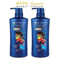 ราคา แพคคู่สุดคุ้ม 350ml Clear เคลียร์ เมน เลเจนด์ แชมพูขจัดรังแค ร่วมออกแบบโดย โรนัลโด้ ขจัดความมัน หอมยาวนาน 390 มล x2 Clear MEN Legend Anti dandruff Shampoo design by CR7 390ml (16453984033)