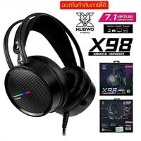 ราคา หูฟังเกมมิ่ง Nubwo X98 USB 7 1 surround Head Phone Black ของแท้ประกันศูนย์ 2 ปี (2879124685)