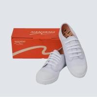 ราคา รองเท้านันยาง สีขาว Nanyang รองเท้านักเรียน รองเท้าผ้าใบ ใส่นุ่ม สบาย (11199378829)