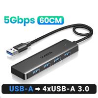 ราคา UGREEN USB 3 0 HUB 4 USB Port 5Gbps for Mouse Keyboard Card Reader Model 25851 (20771237839)