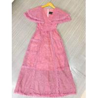 ราคา เดรสยาว ผ้าลูกไม้งานปักสวย อลังมาก (23616952223)