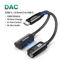 ราคา UGREEN 2 in 1 DAC USB Type C to 3 5mm Suond Card PD Charging Adapter Compatible with Macbook iPad Pro Samsung S25 S24 Ultra iPhone 16 15 Pro Max Model 25837 (21664668426)