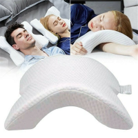 ราคา Abloom หมอนนอน ทรงโค้งเว้า เพื่อสุขภาพ รุ่นสอดแขนได้ Curvy Ergonomic Health Pillow Memory Foam (6919838149)