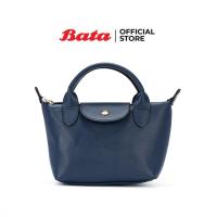 ราคา Bata บาจา กระเป๋าสะพายข้าง มีสาย Cross body สำหรับผู้หญิง รุ่น NUNEW สีน้ำเงิน 9929182 สีเบจ 9924182 (24494541636)