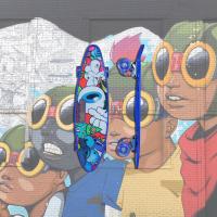 ราคา สเก็ตบอร์ดเพนนี่ penny Board Motif บอร์ดปลา ล้อกระพริบ ขนาด22นิ้ว มีด้ามจับเด็กและผู้ใหญ่ มี8ลาย (8704562557)