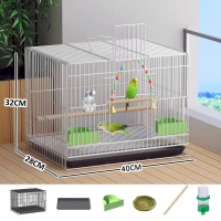 ราคา Winky Wink กรงนก กรงนกแก้ว กรงชูการ์ กรงนกขนาดใหญ่ กรงสัตว์เลี้ยง กรงนกราคาถูกๆ กรงนกหงส์หยก กรงนกเขา ตาข่ายเหล็กเข้ารหัส พับได้ พับได้ สำหรับนกทุกขนาด (23694351750)