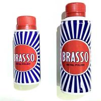 ราคา ฉลากEng Brasso บรัสโซ น้ำยาขัดเงาโลหะ ทองเหลือง น้ำยาขัดทำความสะอาด 100 มล 200มล และ 400 มล (23251282877)