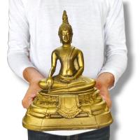 ราคา หลวงพ่อโต วัดบางพลีใหญ่ สีทองโบราณ หน้าตัก5นิ้ว เนื้อเรซิ่นเกรดพรีเมี่ยม (19533402493)