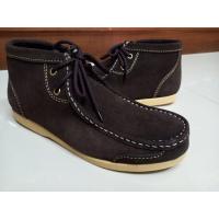 ราคา รองเท้าเซฟตี้ หัวเหล็ก หนังกลับหนังแท้ หุ้มข้อแฟชั่น รุ่นเชคโกสีน้ำตาล (7628749788)