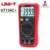 ราคา แท้ ส่งจากไทย UNI T UT136B UT136C เครื่องวัดกระแสไฟตรง DC AC ความต้านทานความต้านทานประจุ (22335045107)