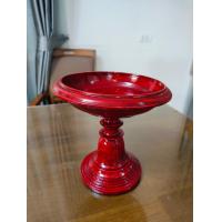 ราคา ขันโตก พาน พานบายศรี พานดอกไม้ พานไม้สีแดง พานเจ้านางสีแดง สินค้าพร้อมจัดส่งทุกขนาด ส่งเร็ว ส่งไว (21402842514)