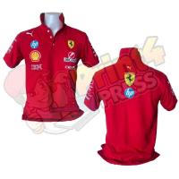 ราคา Polo พร้อมส่งเสื้อโปโลสีแดง เฟอรารี่ เอฟ1 Ferrari F1 2025 เสื้อเชิ๊ต เสื้อโปโล เสื้อ shirt 100 Cotton ผ้าคอตตอน100 (24613384638)