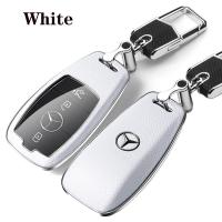 ราคา เคสหุ้มกุญแจรถหนัง Xuming พวงกุญแจสำหรับ Mercedes Benz S e Class A200 GLC AMG GLK CL SL เคสซองรีโมทรีโมทของแท้ (20692025453)
