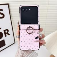 ราคา Luxury Diamond Glitter Ring Phone Case For Motorola Razr 60 50 40 Ultra 50Ultra 3 Piece Set Hinge Protection Shockproof Cover (24265084734)