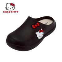 ราคา Hello Kitty พร้อมส่ง รองเท้าเสริมส้น รองเท้าเปิดส้น นุ่มเบา สวมใส่สบายเท้า แบรนด์คิตตี้ รุ่นKTP 040 (24573064387)