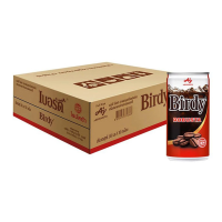ราคา BIRDY Ready to Drink Coffee Robusta เบอร์ดี้ กาแฟปรุงสำเร็จพร้อมดื่ม โรบัสต้า 180 มล x 30กระป๋อง (5947292818)