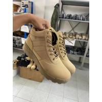 ราคา รองเท้าทหาร SWAT ข้อสั้น สีทราย สีดำ ซิป รองเท้าหุ้มข้อ ยุทธวิธี SWAT Combat Tactical Boots Ankle (23915895289)