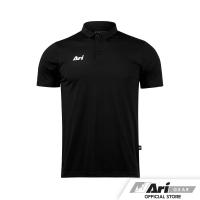 ราคา ARI CLASSIC BREATHABLE POLO MIDNIGHT BLACK WHITE เสื้อโปโล อาริ Breathable สีดำ (14452777493)