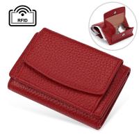 ราคา BANYANU กระเป๋าสตางค์เหรียญ RFID ขนาดเล็กกระเป๋าสตางค์หนังแท้สำหรับสุภาพสตรีสีแดงสีเขียวแฟชั่นของขวัญวันเกิด 2025 (22276966957)