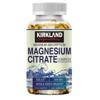 ราคา KIRKLAND Magnesium Citrate capsule ส่งเสริมสุขภาพสมอง บรรเทาอาการตะคริวกล้ามเนื้ออย่างรวดเร็ว ผ่อนคลายประสาทและบรรเทาอาการนอนไม่หลับ (24555448171)