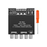ราคา แอมป์จิ๋วZK MT21 ลำโพง บลูทูธ บอร์ดขยายเสียงสเตอริโอ ซับวูฟเฟอร์ บลูทูธ 5 0 50WX2 100W 2 1 แชนแนล แอมป์จิ๋ว (24566864020)
