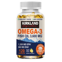 ราคา Kirkland Omega 3 Fish Oil 3600 mg ส่งเสริมการมองเห็นและพัฒนาการสมอง (24146823840)