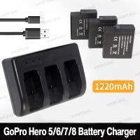 ราคา 3 Channel Charger for GoPro Hero 5 Hero 6 Hero 7 Hero 8 ช่องชาร์จ 3 ช่องสำหรับ GoPro Hero 5 6 7 8 (21519499226)