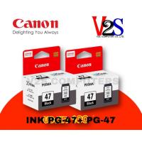 ราคา หมึกแท้ ตลับหมึกอิงค์เจ็ท Canon Ink PG 47 CL 57 สีดำ และ สี ของแท้ 100 (15840985188)