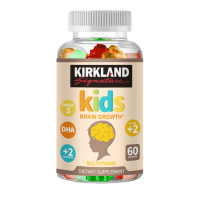 ราคา Kirkland Kids Brain Growth Gummies Omega 3 DHA Brain Supplements พัฒนาสมอง ช่วยเสริมสร้างความจำ (24206478912)