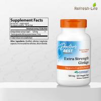 ราคา พร้อมส่ง Doctors Best Extra Strength Ginkgo 120 mg แปะก๊วย Vegan ใบแปะก๊วยสกัด Refresh Life (21272295672)