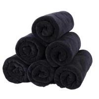 ราคา Black Towel Cotton Soft Face Towel Hotel Bathroom Beauty household Strong Water Absorption Washcloth Kitchen Towels Lashie (23774678854)