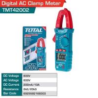 ราคา TOTAL แคลมป์มิเตอร์ดิจิตอล รุ่น TMT42002 ดิจิตอล แคลมป์มิเตอร์ เครื่องทดสอบไฟฟ้า AC Digital AC clamp meter ของแท้100 (19560734369)