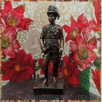 ราคา รัชกาลที่ 6 พระบาทสมเด็จพระมงกุฎเกล้าเจ้าอยู่หัว สีมันปู องค์เล็ก ความสูงรวมฐาน 7 นิ้ว หล่อผสมมวลสารแร่เหล็กน้ำพี้แท้ (19207805995)