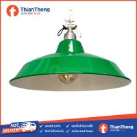 ราคา Lighting Plus โคมไฟห้อย ฝาชี วินเทจ Loft Vintage Style Pendant Lamp Green 14 นิ้ว TT GR14 สีเขียว (7624039183)