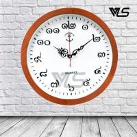 ราคา Velashop นาฬิกาแขวนตราสมอ Anchor Brand No 61 สีน้ำตาลเข้มลายไม้ เลขไทย ขอบพลาสติกอย่างดี ขนาด 12 5 นิ้ว (516726664)