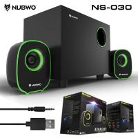 ราคา ลำโพงคอมพิวเตอร์ NUBWO USB Speaker 2 1 Mean Machine NS 030 ลำโพง (803310178)