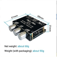 ราคา จัดส่งจากประเทศไทย แอมป์จิ๋วbluetooth ZK 502T แอมจิ๋ว บลูทู ธ 5 0 ซับวูฟเฟอร์เครื่องขยายเสียง กำลังขับ 2 50W amplifier bluetooth แอมจิ๋ว แอมป์บลูทูธ แอมจิ๋วบลูทูธ12v (24254923758)