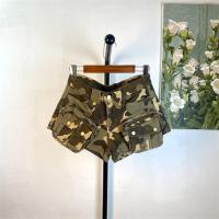 ราคา กางเกงยีนส์ทรงขาสั้นเอวต่ำลายพรางสำหรับผู้หญิง กางเกงขายาวทรงลำลองสไตล์ย้อนยุคพร้อมกระเป๋า ซิปตกแต่ง ฤดูร้อน 2025 (23419725617)