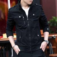 ราคา แจ็คเก็ตยีนส์ทรงเข้ารูปสำหรับผู้ชาย ฤดูหนาว สไตล์เกาหลี แขนยาว ปกตั้ง บุขนแกะ คอกลม ทรงหลวม แจ็คเก็ตยีนส์ แจ็คเก็ตแบบลำลอง (17357120571)