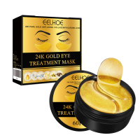 ราคา ELLHOE 24k Gold Eye Collagen Aging Wrinkle Under Crystal Gel Patch Anti Mask 60 ชิ้น (24618111019)