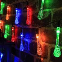 ราคา ไฟประดับโซล่าเซลล์ทรงหยดน้ำรวม 30 ดวง ไฟประดับ ไฟกระพริบ ไฟกลางแจ้ง แต่งสวน ไฟตกแต่ง ไฟโซล่าเซลล์ ไฟปีใหม่ (23104429752)